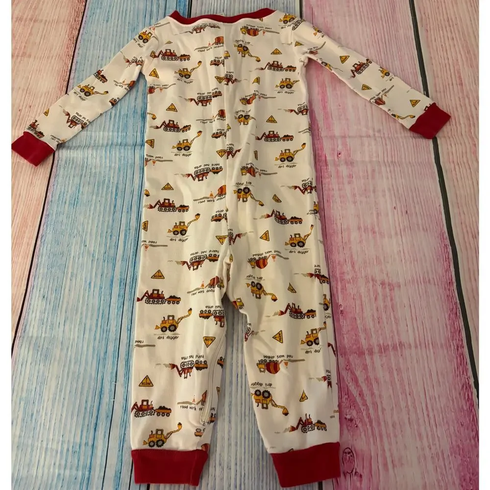 2006 Gymboree Construction Pajamas – 12-18 Months – EUC